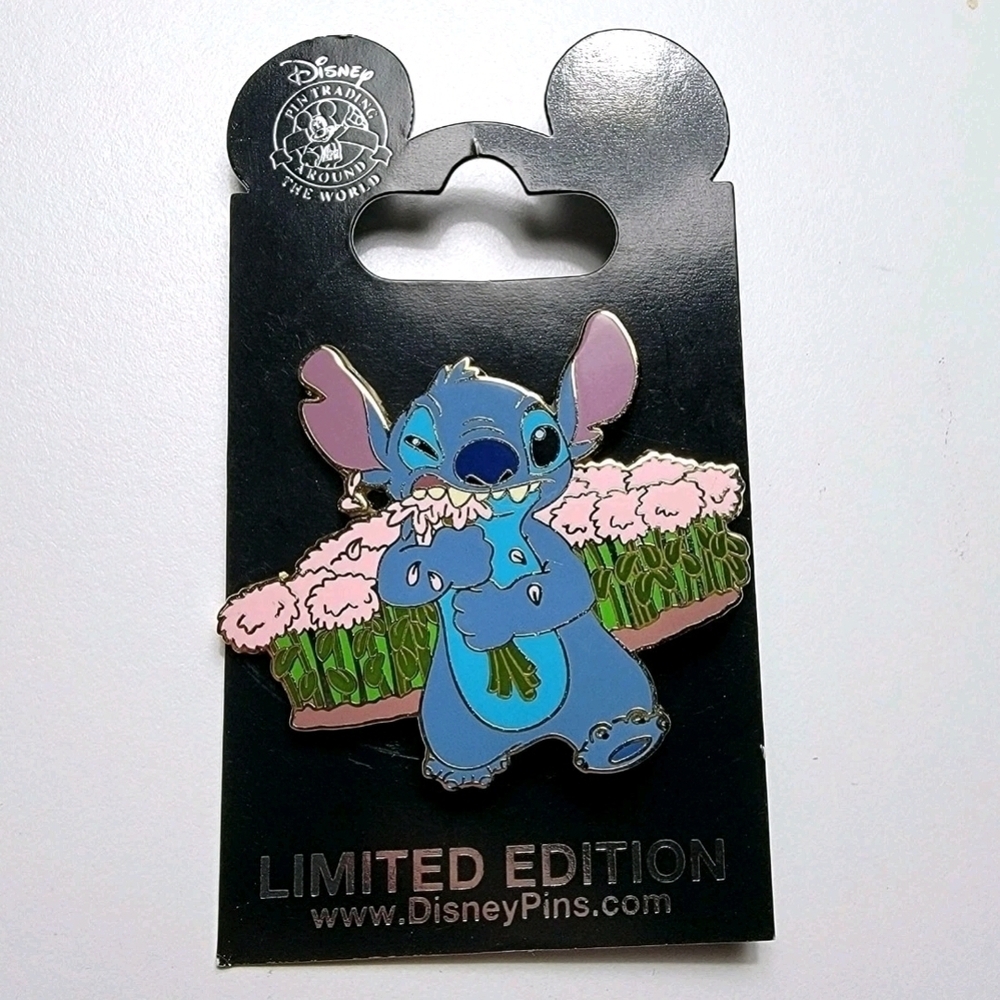 Stitch Eating May Flowers Mystery LE 1000 Disney Pin